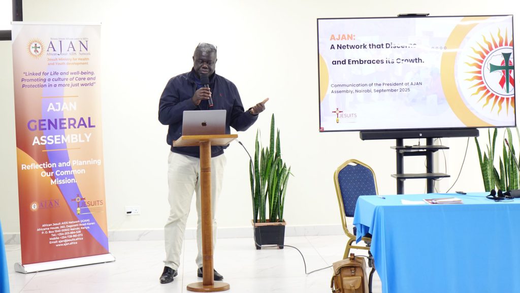 Fr. José Minaku, SJ, President of JCAM, during Day 3 of the AJAN Strategic Planning Session.