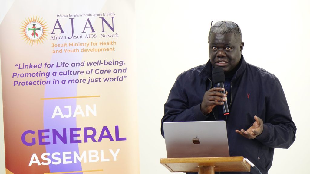 Fr. José Minaku, SJ, President of JCAM, during Day 3 of the AJAN Strategic Planning Session.